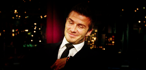 David Beckham gif anim&eacute;