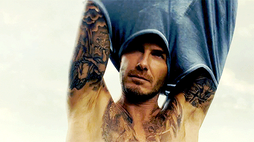 David Beckham gif anim&eacute;
