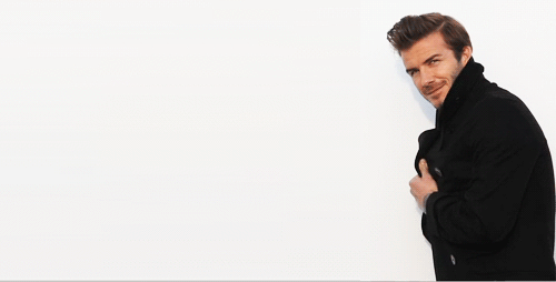 David Beckham gif anim&eacute;