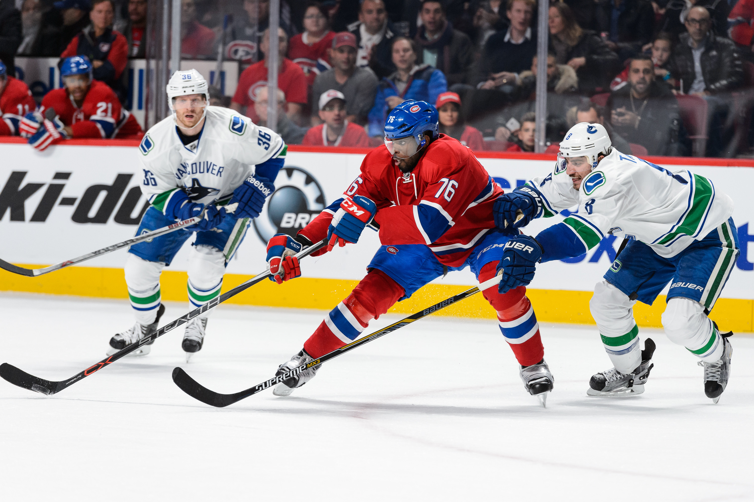 Vancouver Canucks v Montreal Canadiens