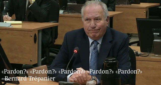 Bernard Tr&eacute;panier commission Charbonneau