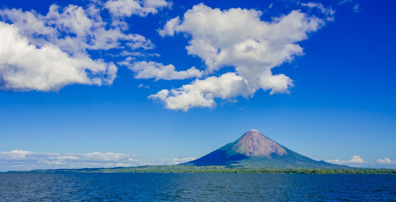 Island Ometepe with vulcano in Nicaragua