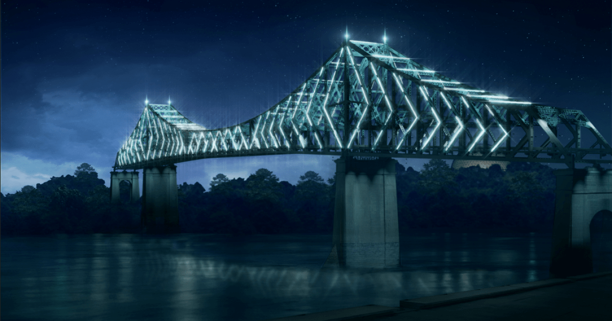 COMMUNIQUÉ  L'illumination arc-en-ciel du pont Jacques-Cartier se