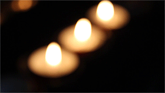 chandelles de noël