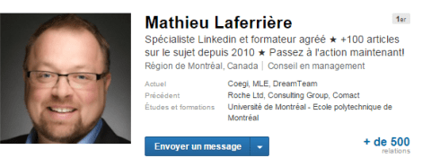 Mathieu Laferriere Linkedin