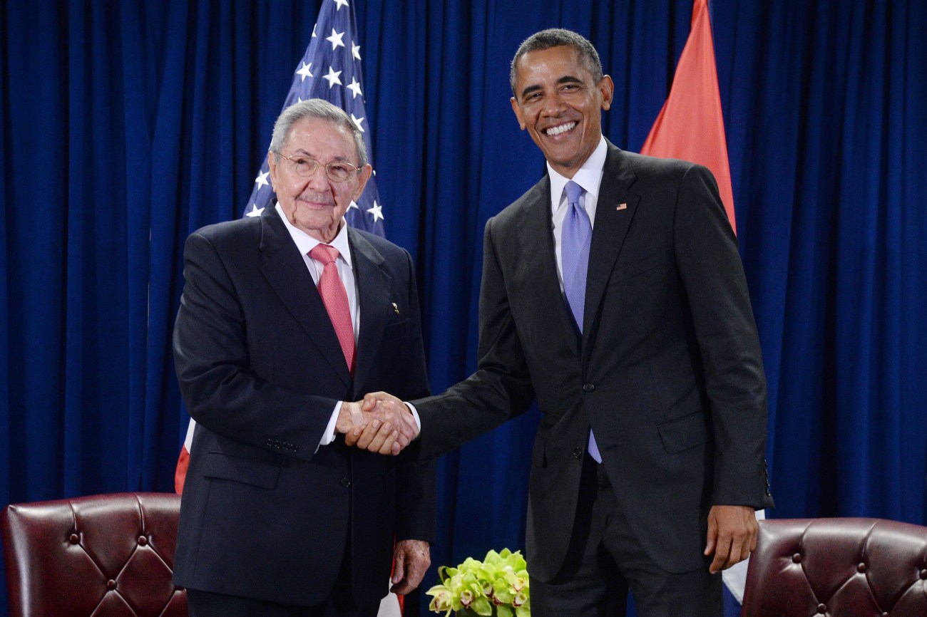 Raul Castro + Barack Obama