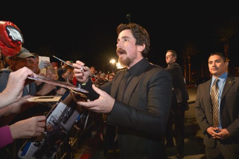 PALM SPRINGS, CA - JANUARY 02: Actor Christian Bale attends the 27th Annual Palm Springs International Film Festival Film Festival Awards Gala at Palm Springs Convention Center on January 2, 2016 in Palm Springs, California. (Photo by Charley Gallay/Getty Images for PSIFF)