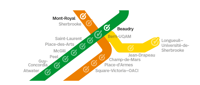 Réseau mobile Métro