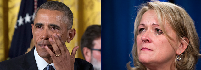 Obama et Lise Th&eacute;riault