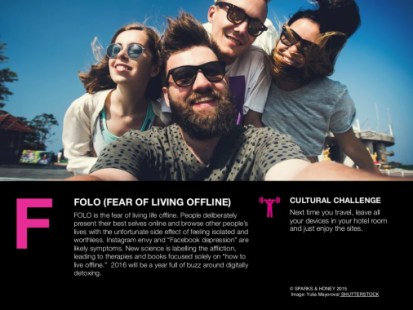 FOLO - Fear of living offline