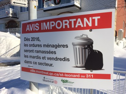 pancarte d&eacute;chet