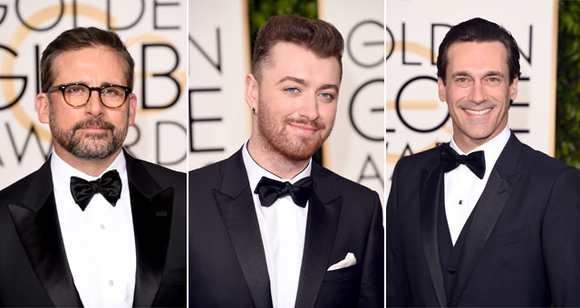 golden globes noeud papillon
