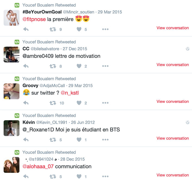 lettre motivation twitter
