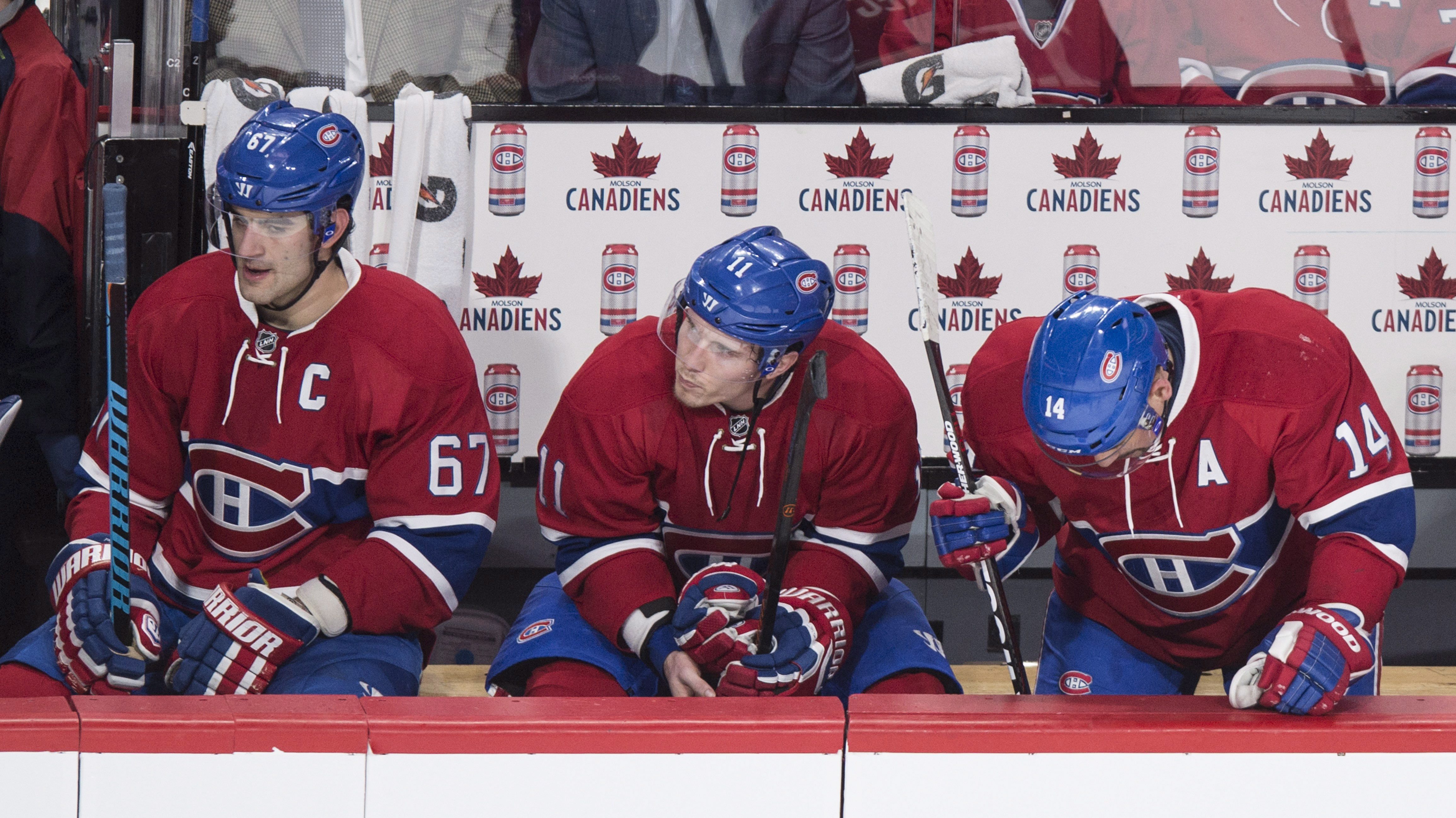 Max Pacioretty Brendan Gallagher Tomas Plekanec
