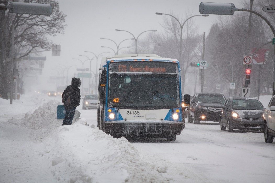 La tempête frappe le Québec et les Maritimes