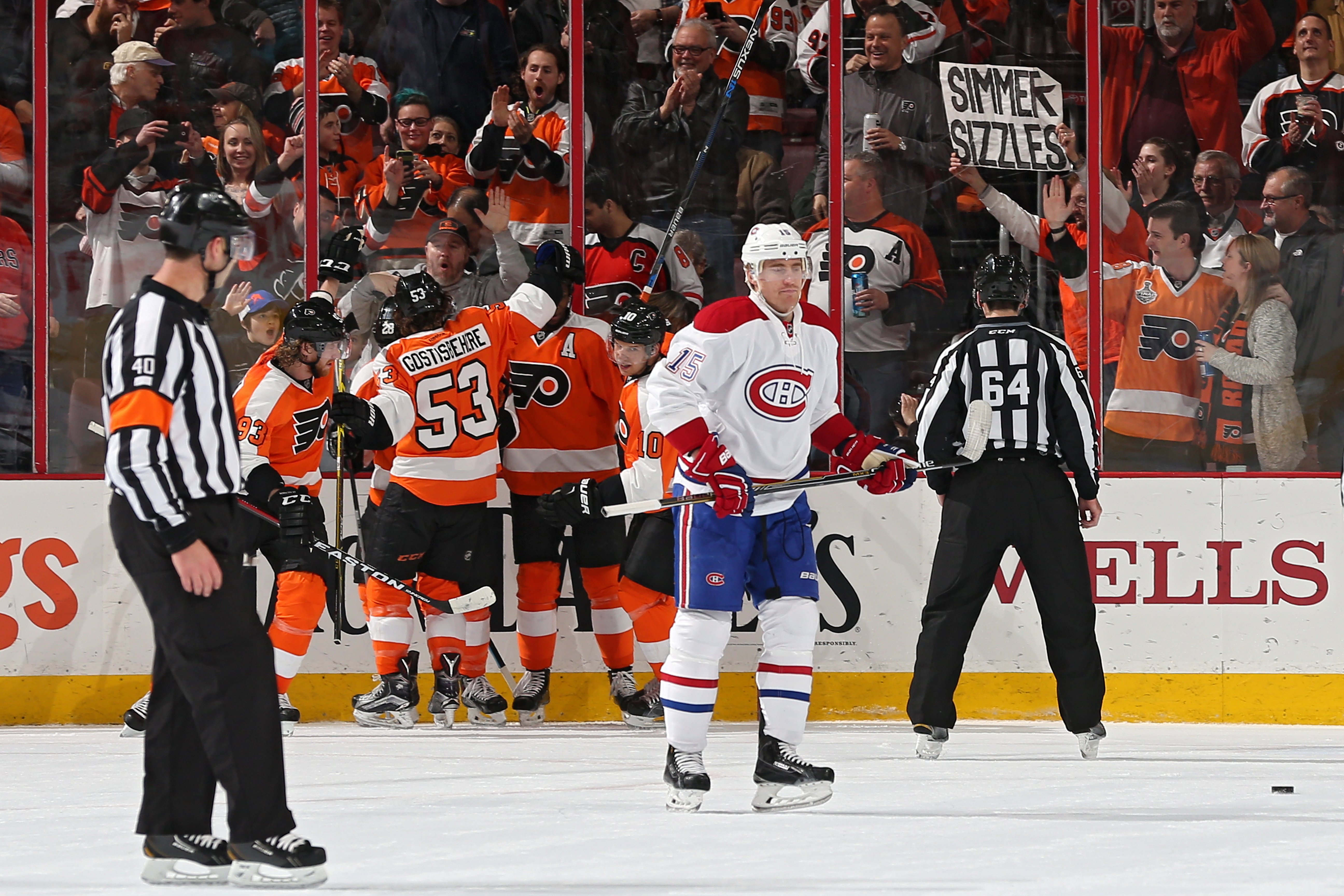 Montreal Canadiens v Philadelphia Flyers