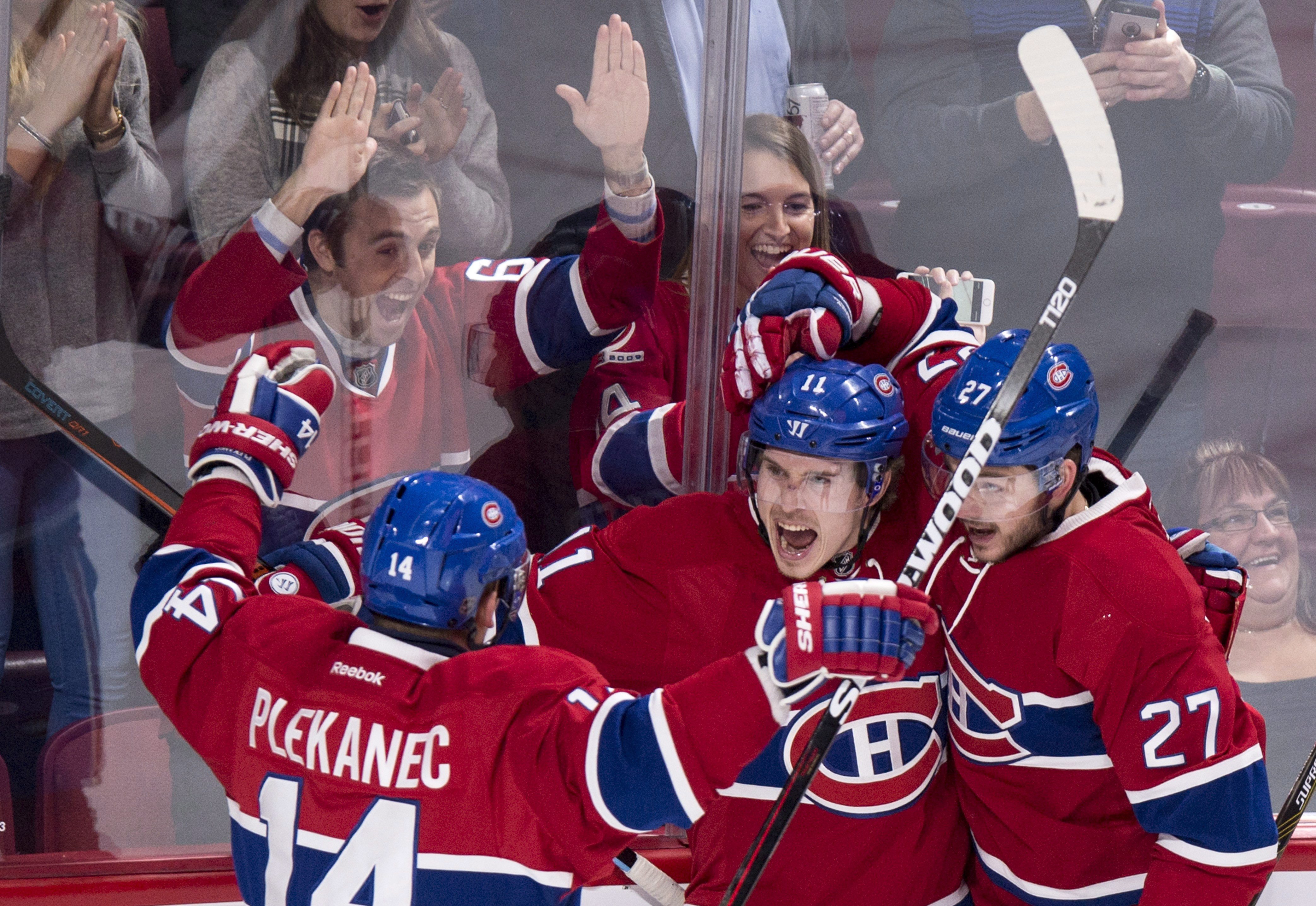 Brendan Gallagher Tomas Fleischmann Alex Galchenyuk