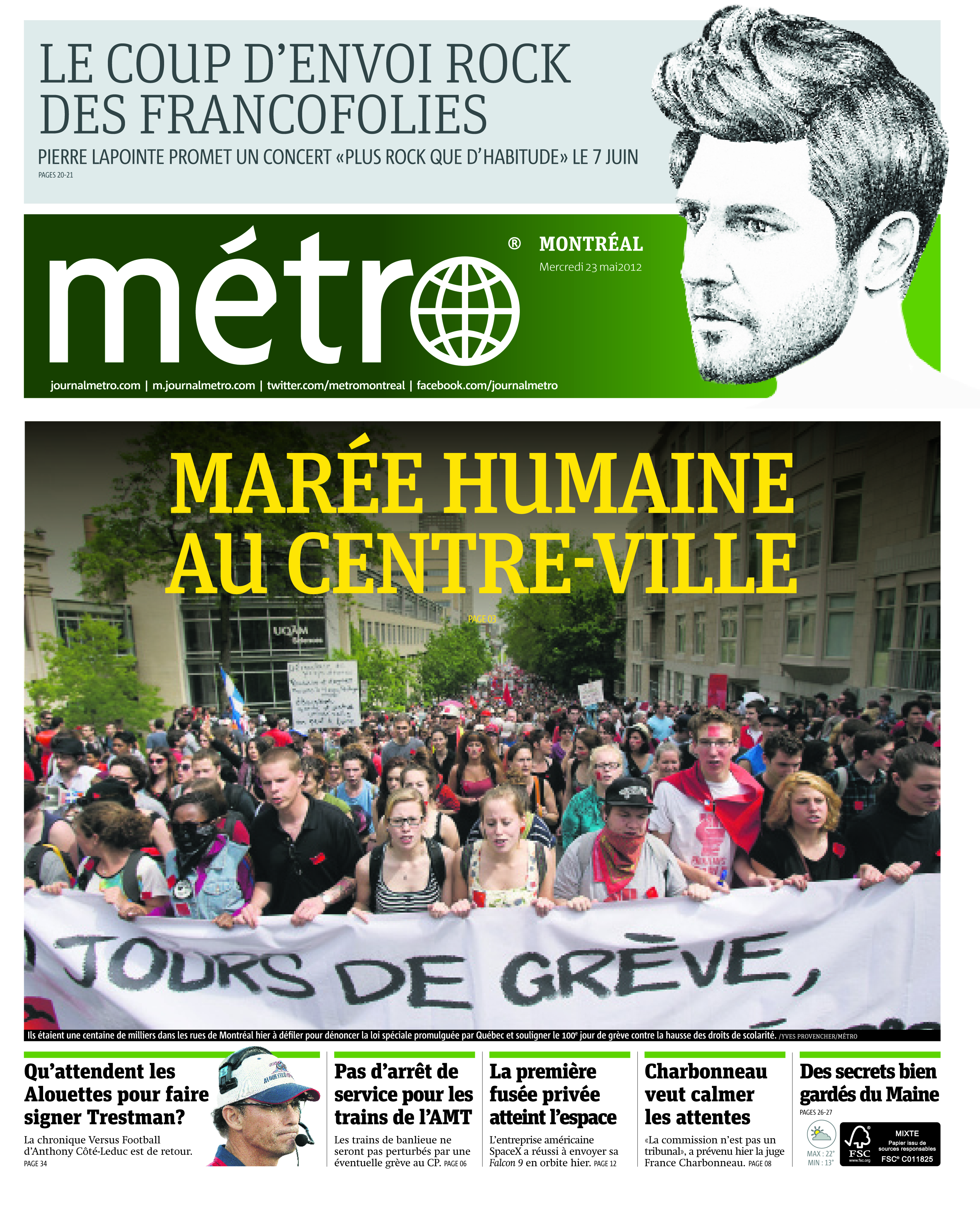 ACTU - Une 2012