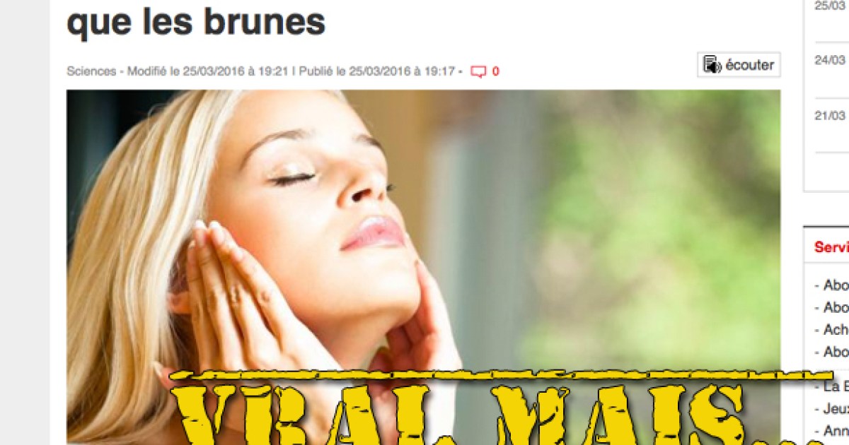 Une Etude A T Elle Prouve Que Les Blondes Sont Plus Intelligentes Que Les Autres Une Etude A T Elle Prouve Que Les Blondes Sont Plus Intelligentes Que Les Autres