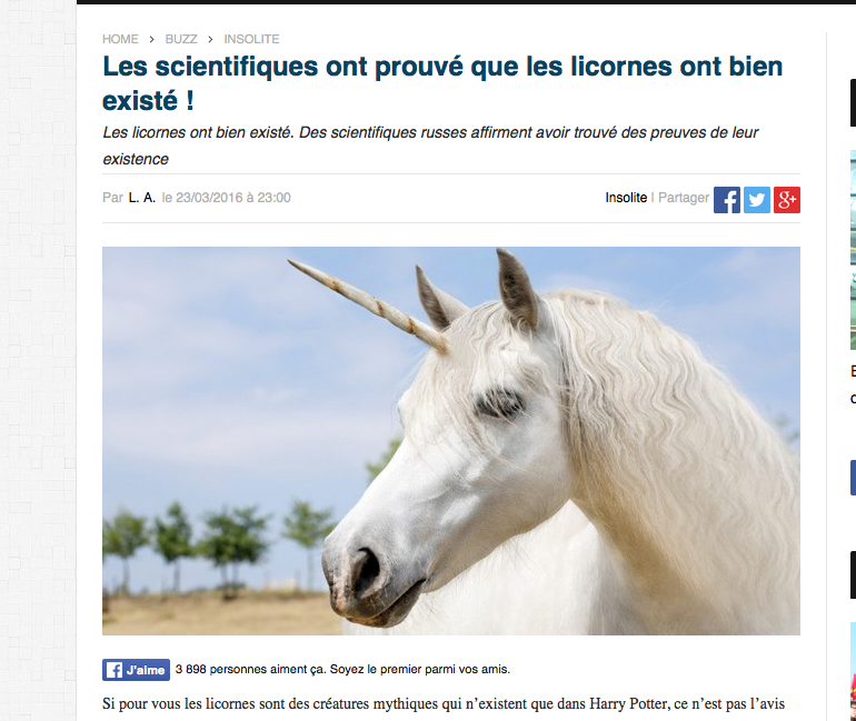 Vous Avez Vu Une Vraie Licorne Vivante