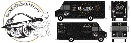 Maquette du camion mobile de l'Europea