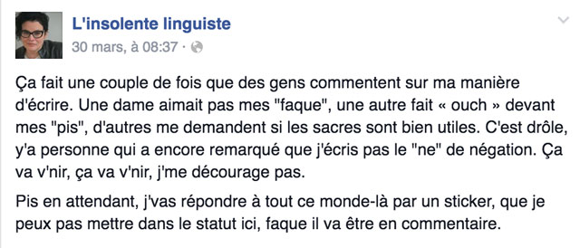 insolente linguiste