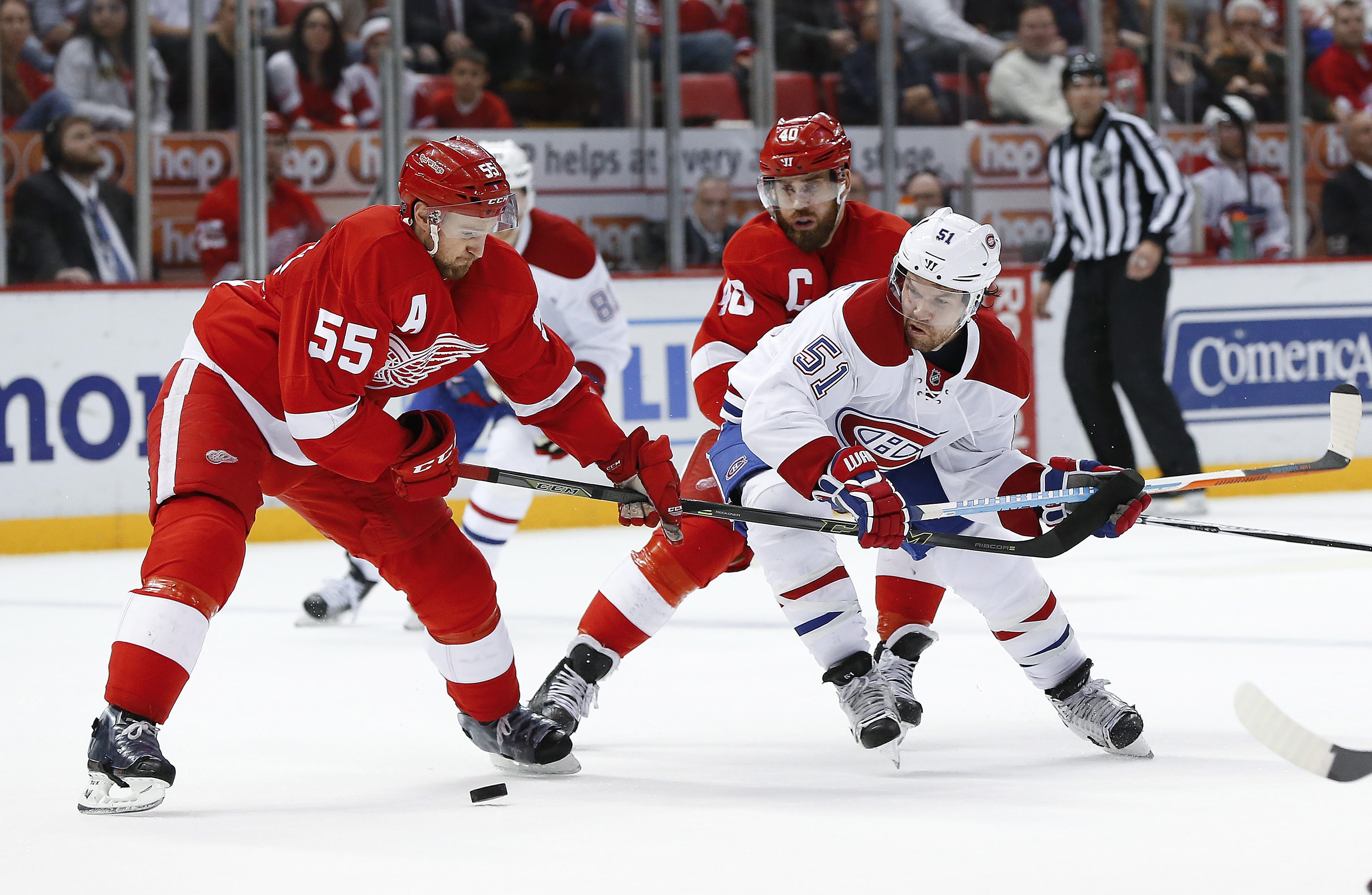 Canadiens Red Wings Hockey