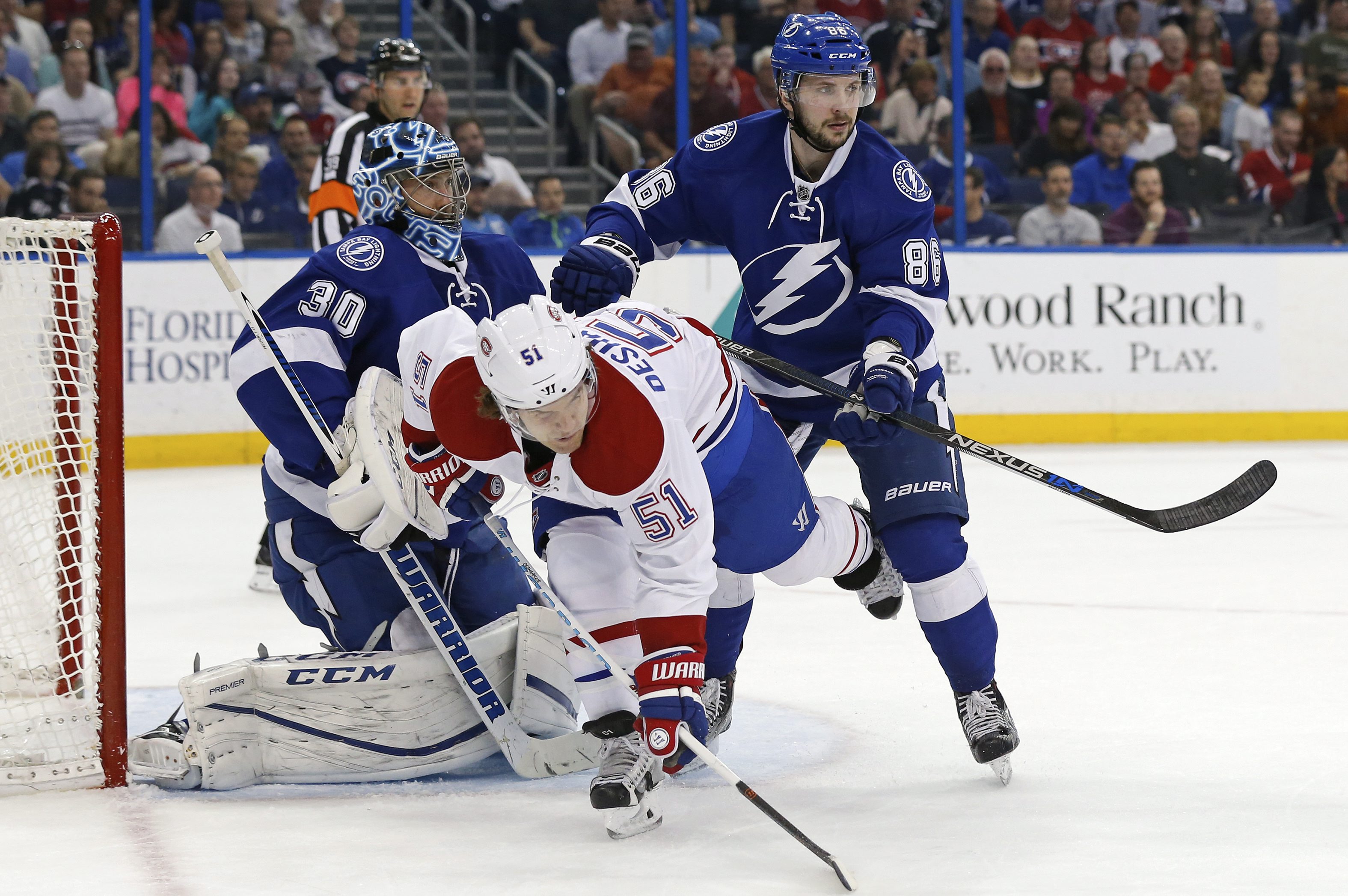 Jonathan Marchessault, David Desharnais, Ben Bishop
