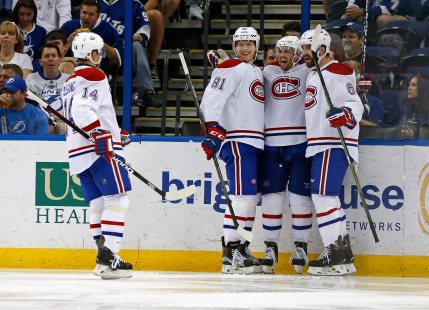 Tomas Plekanec, Torrey Mitchell, Lars Eller, Greg Pateryn