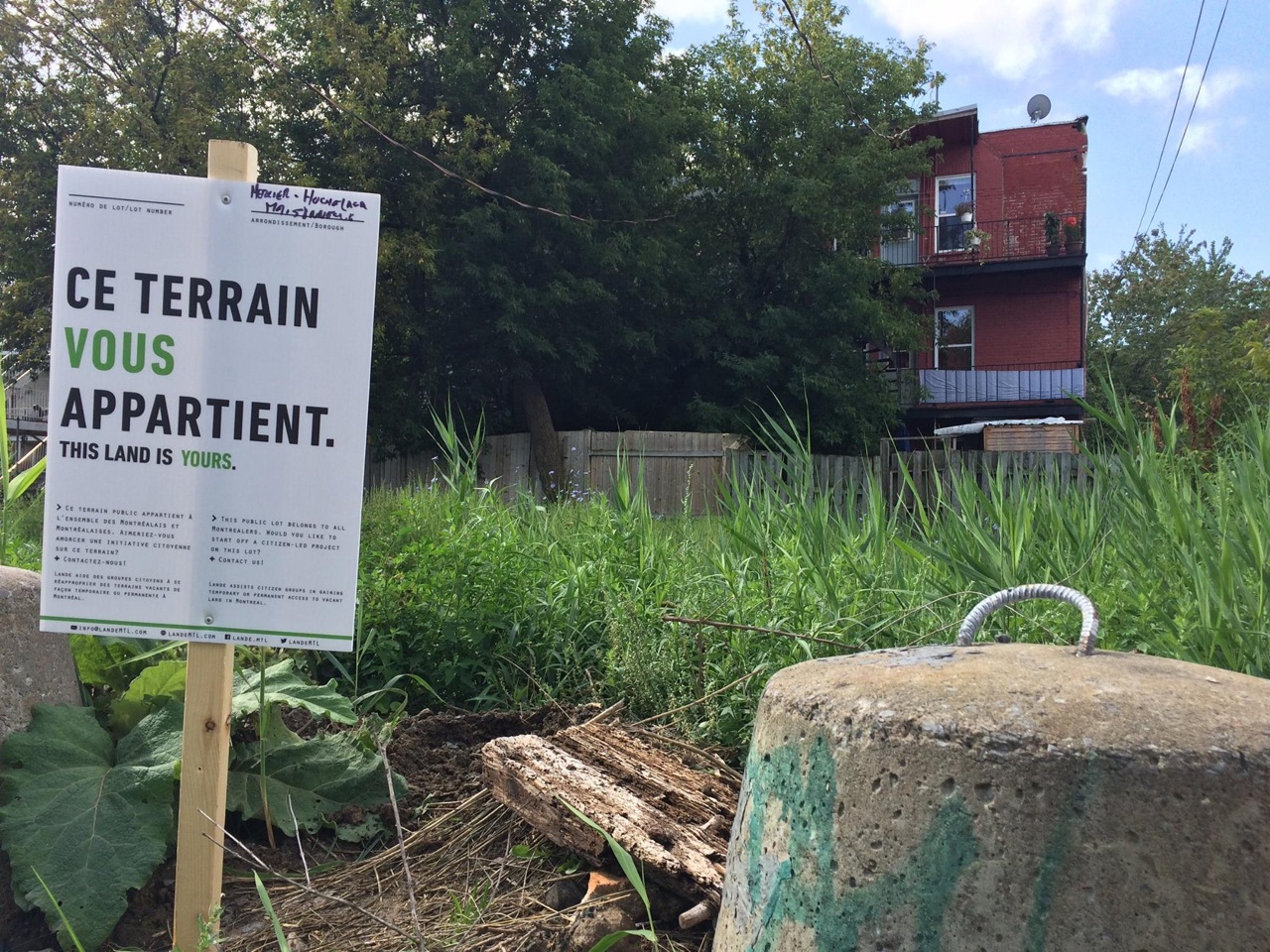 ACTU - Terrain vacant - crédit Lande
