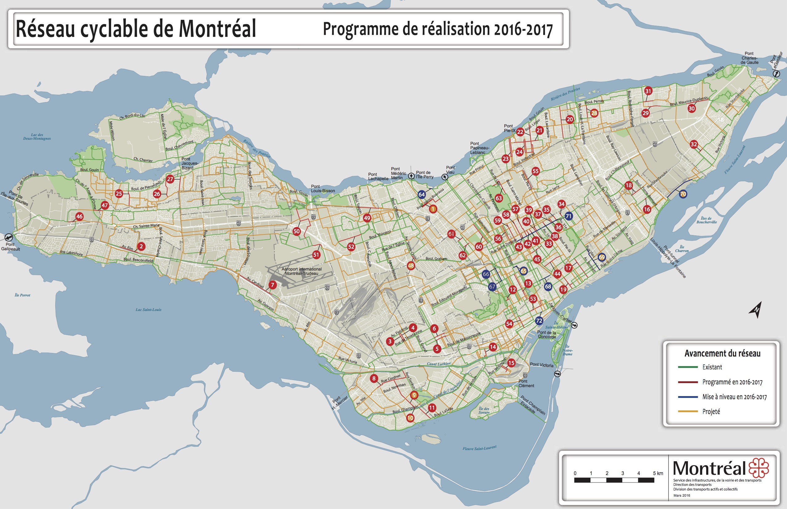 Carte réseau cyclable - copie