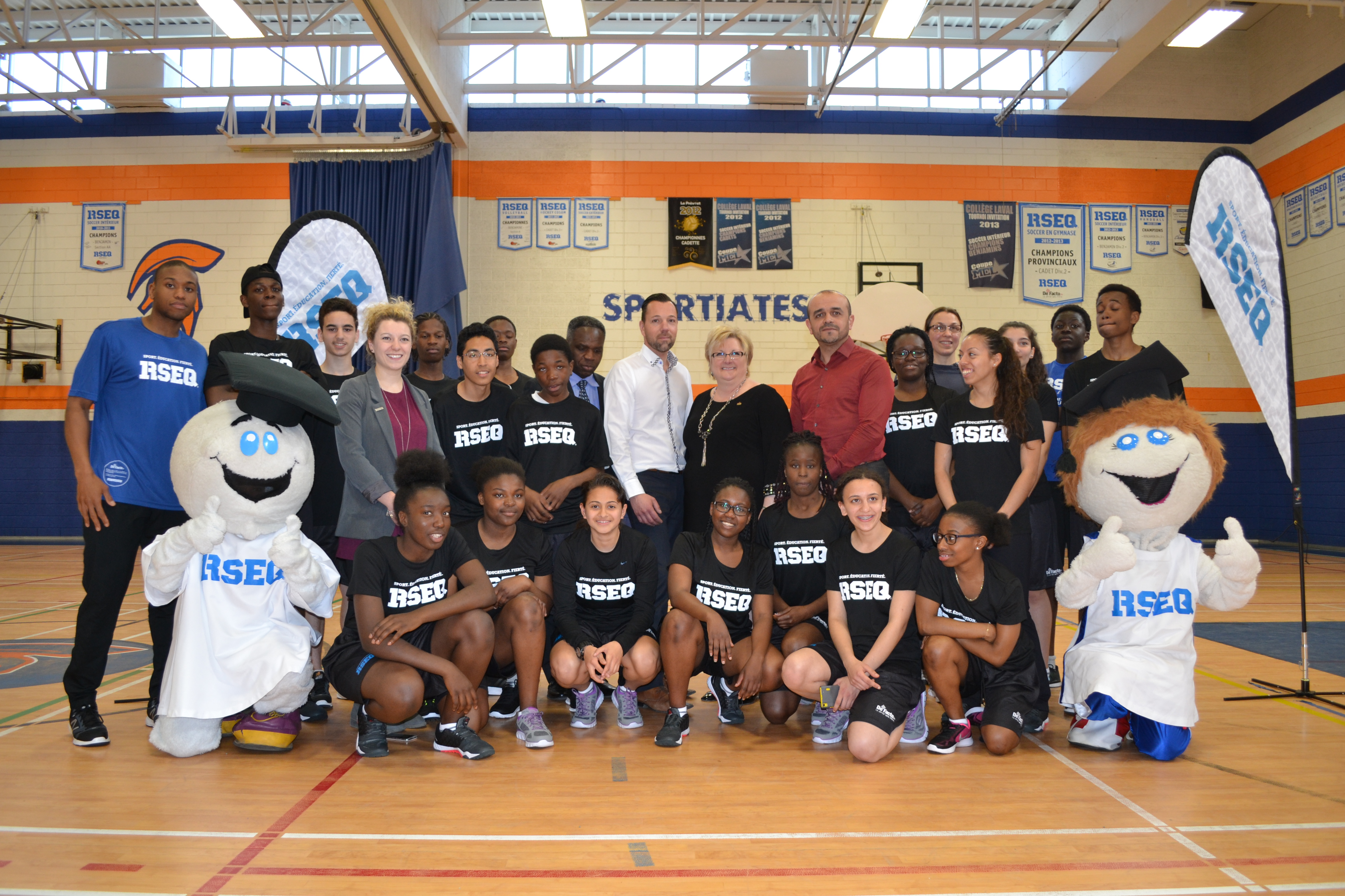 Les participants à ce programme ont pu compter sur l'aide financière de l'arrondissement de Montréal-Nord qui financera leur entrée dans des clubs sportifs.