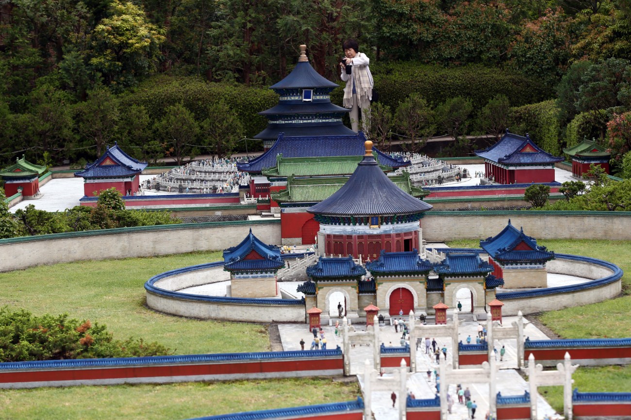 Tourists Travel Around The World In Japanese Theme Park