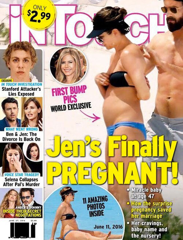 In Touch Weekly Jennifer Aniston