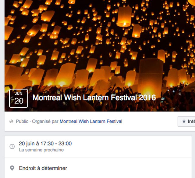 évènement lanternes montréal