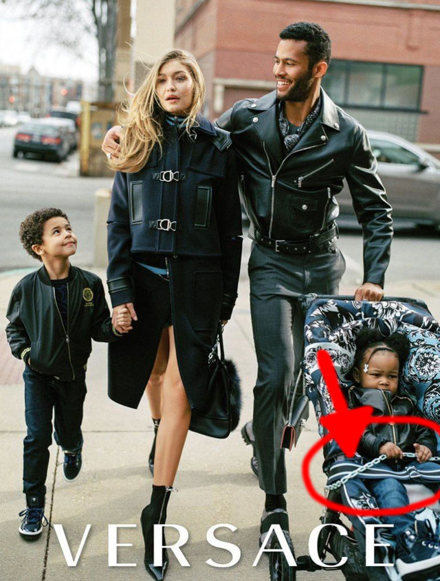 publicit&eacute; versace