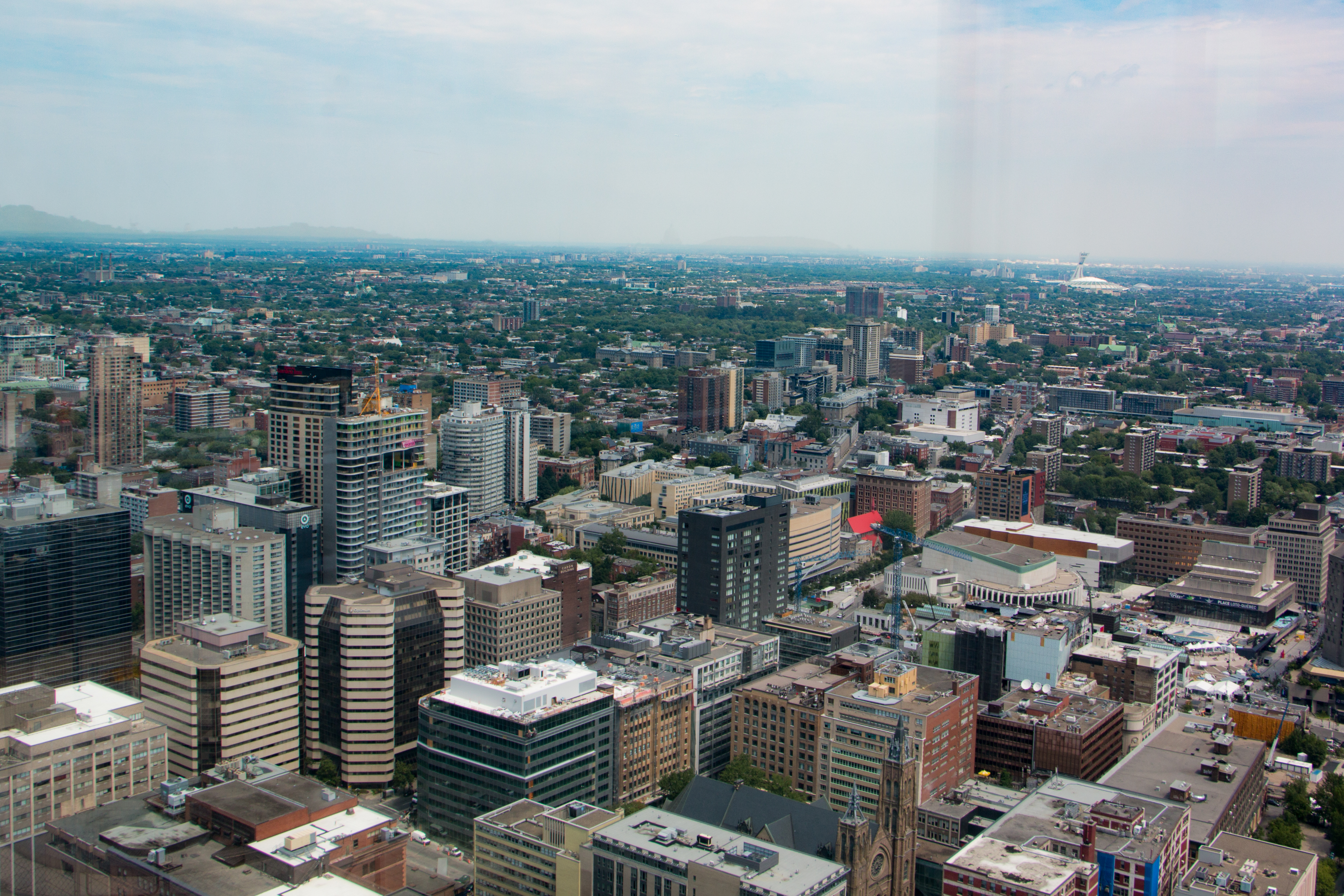 L'étalement urbain s'accentue en banlieue de Montréal.