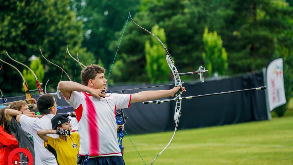 Anthony Magliocco a décroché l'or deux fois de suite en tir à l'arc à la finale des Jeux du Québec.