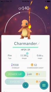 Charmander Pokémon Go