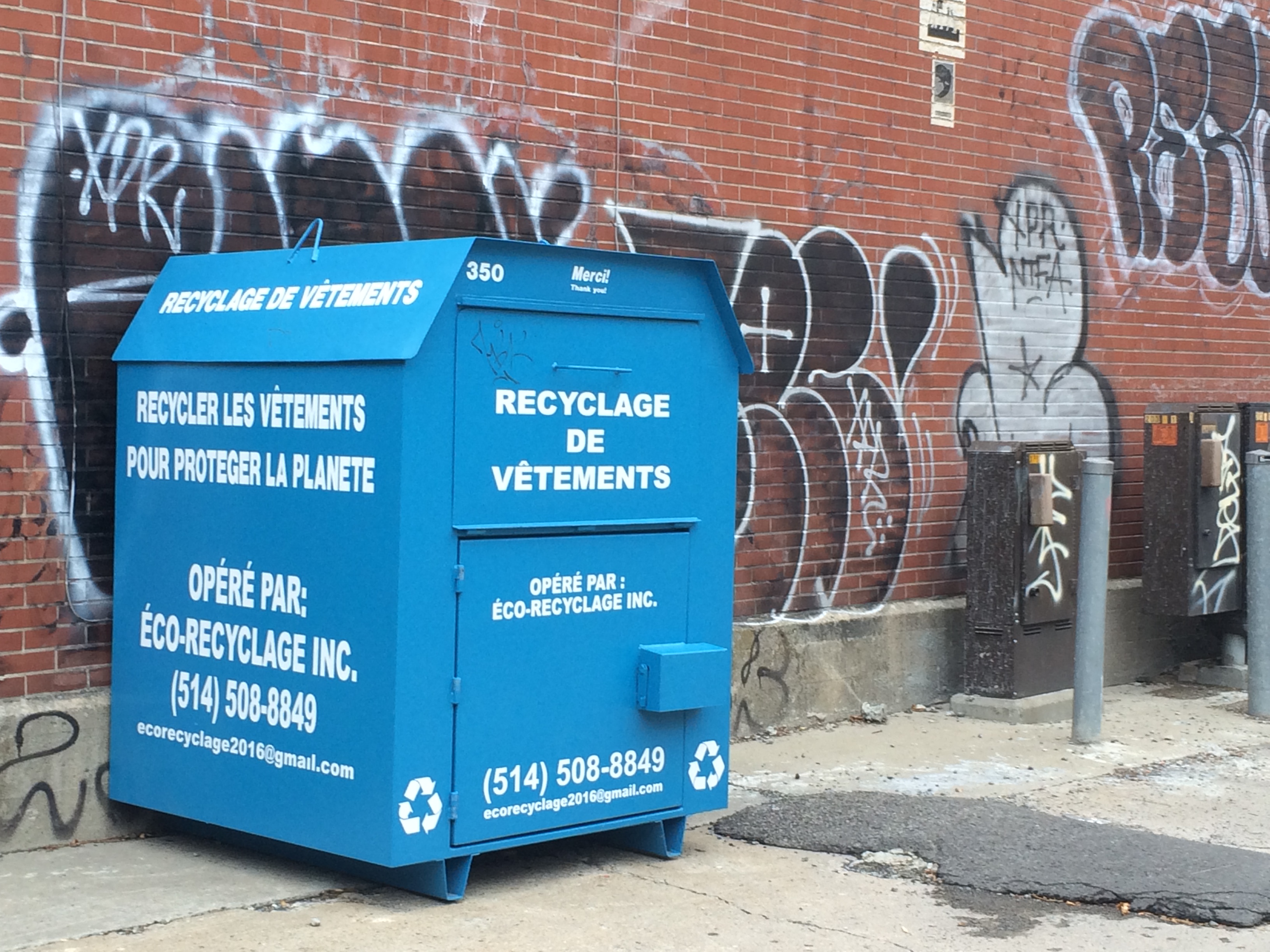 Ces conteneurs sont apparus cet été dans les ruelles de Rosemont – La Petite-Patrie, au grand dam de certains résidents.