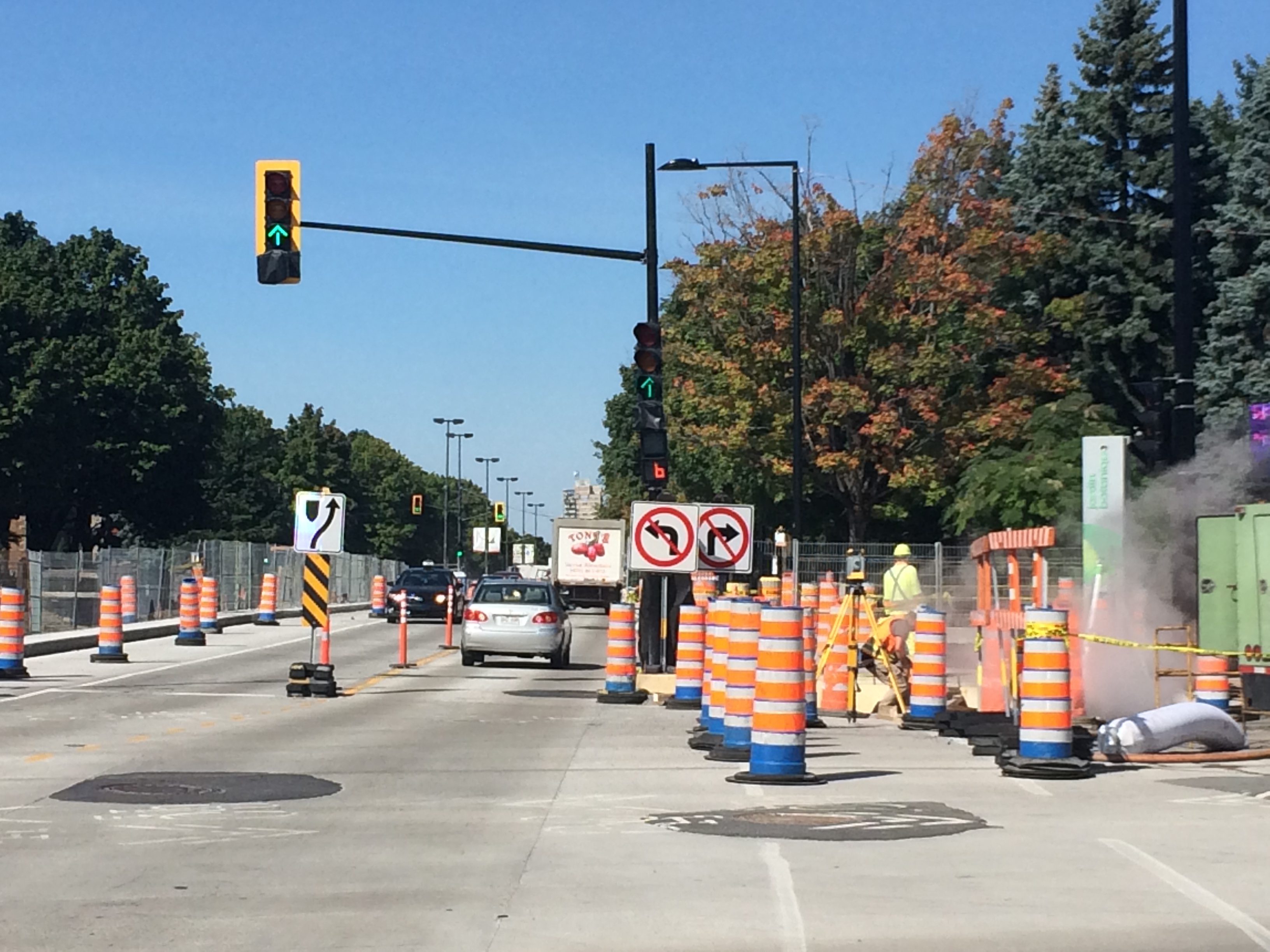 Les travaux sur le boulevard Pie-IX redirigeraient la circulation sur la rue Charlemagne, selon les résidents.