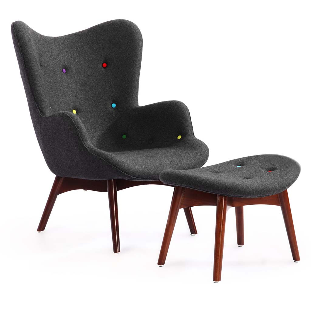 Chaise Longue et Ottomane Style Featherston