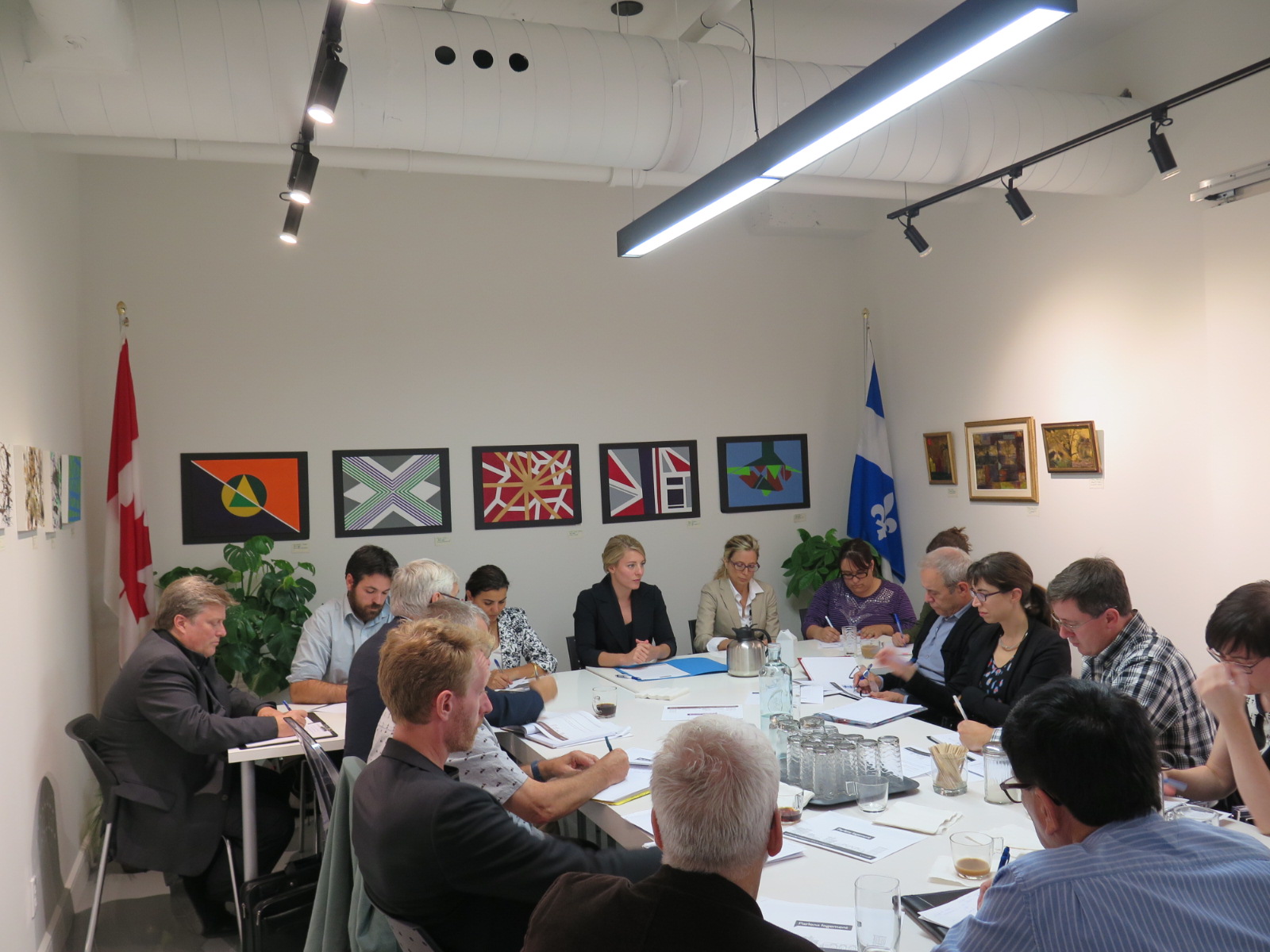 La députée fédérale d'Ahuntsic-Cartierville a tenue quatre consultations publique avec des citoyens et des acteurs du milieu. Photo: Collaboration spéciale