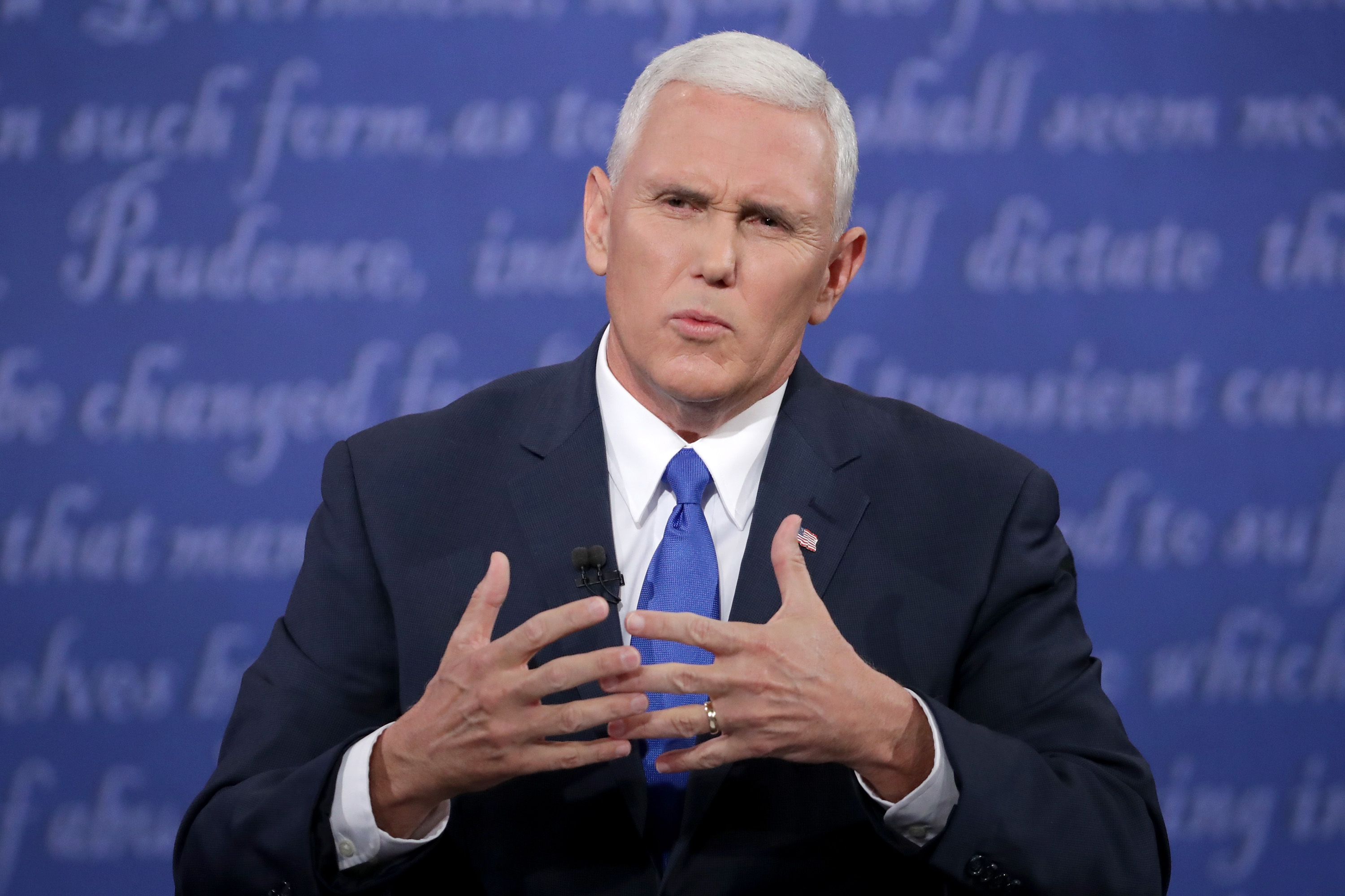 Vice Presidential Debate Between Gov. Mike Pence And Sen. Tim Kaine