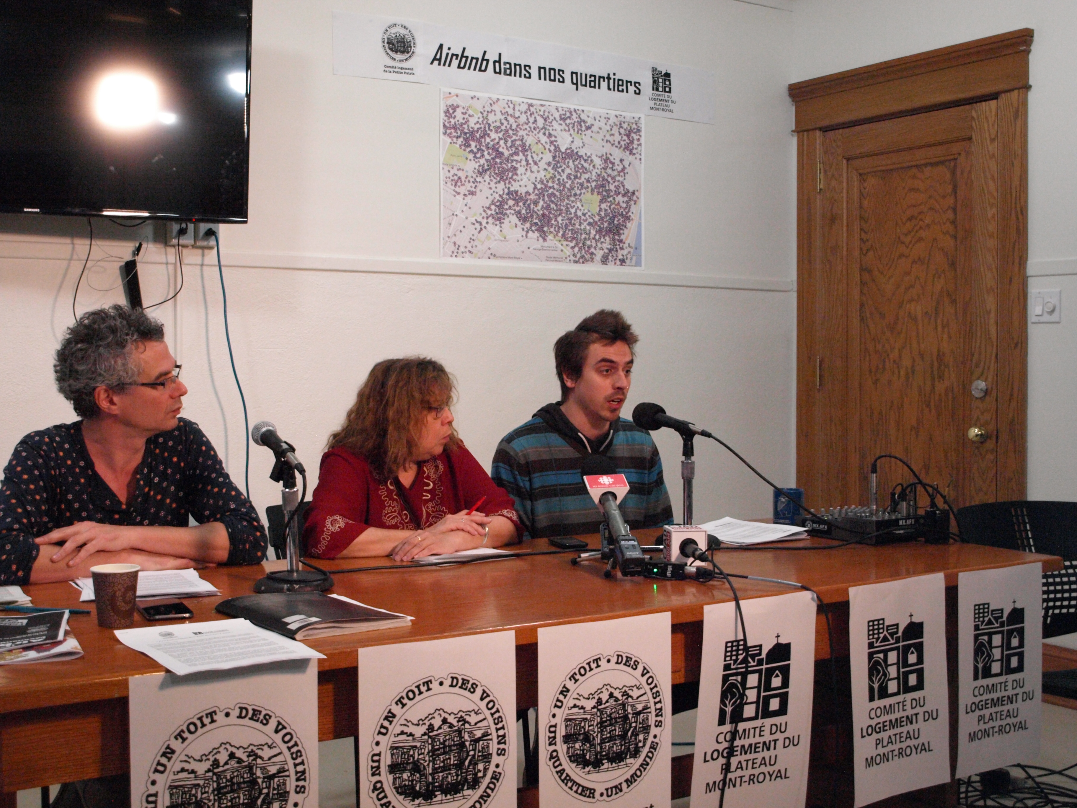 Les Comités logement du Plateau – Mont-Royal et de La Petite-Patrie demandent l'interdiction de la plateforme Airbnb.