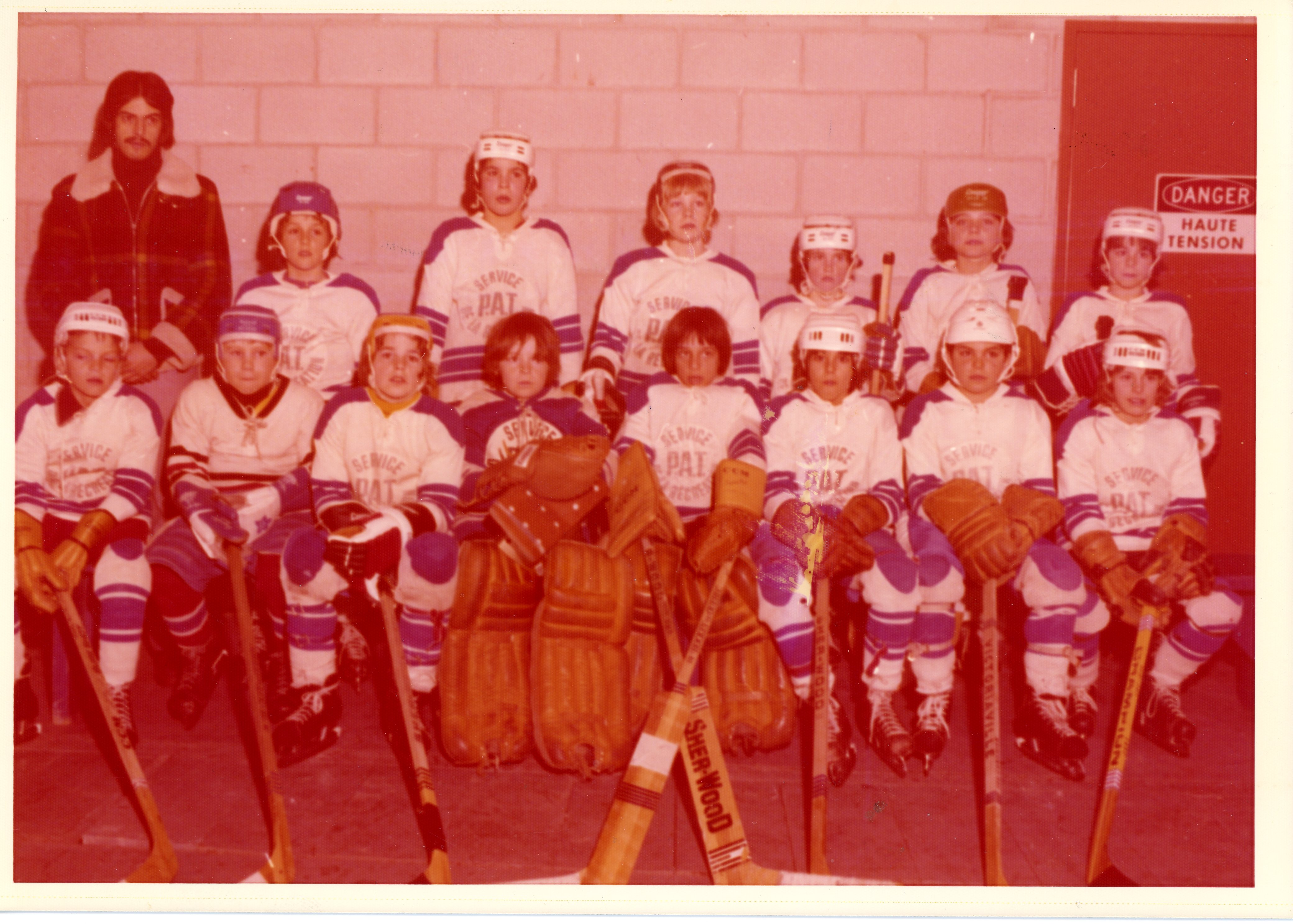 Les champions de la division Mosquito A de la saison 1973-1974.