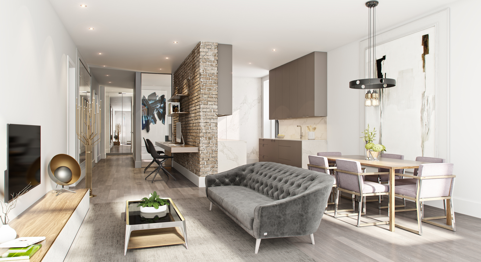 Intérieur maison St-Edouard.