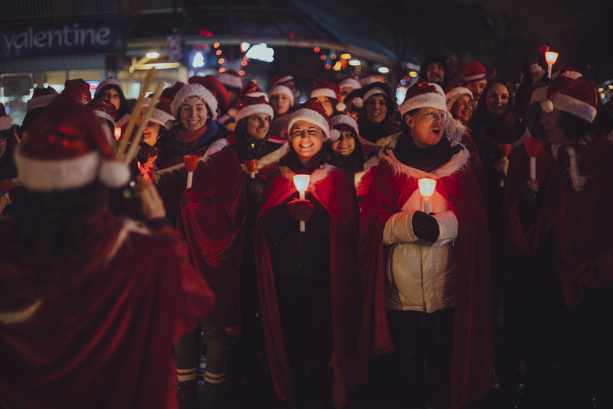 Les festivités ont rassemblé les citoyens sur la Plaza St-Hubert lors du Défilé des rêves en 2015.
