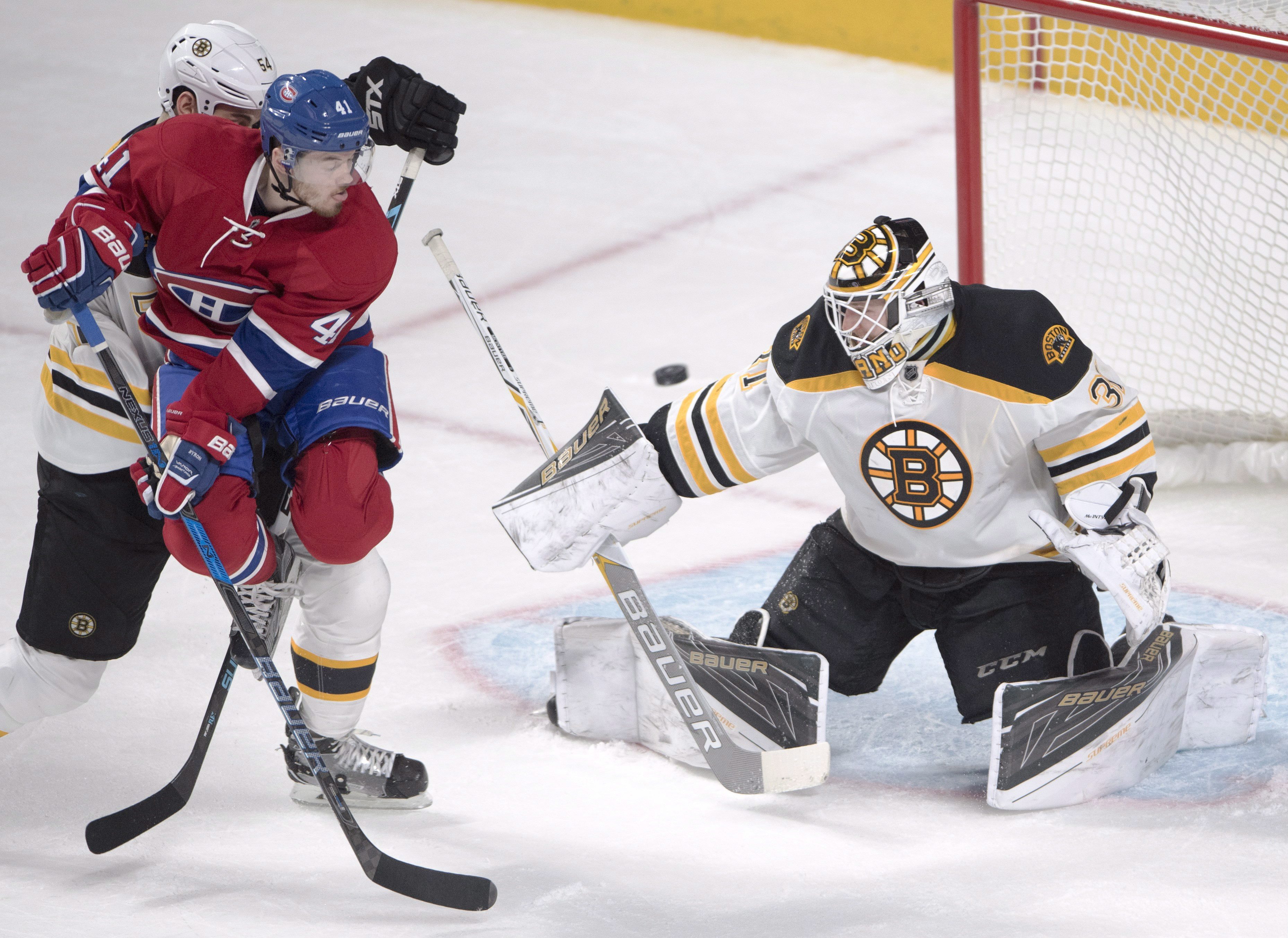 Zane McIntyre, 7Paul Byron, Adam McQuaid