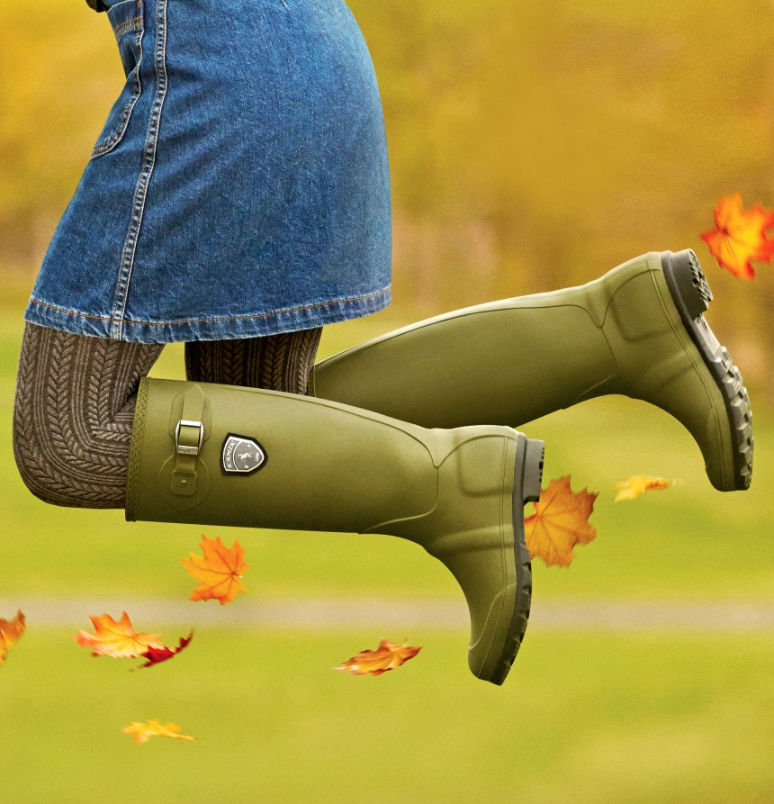 bottes vertes cuir femme